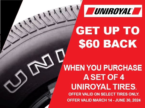 Uniroyal Tires Rebate